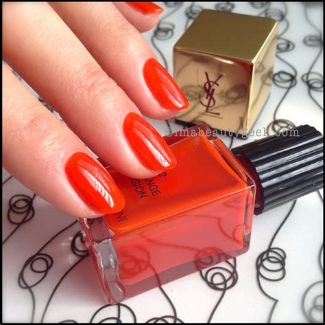 ysl la laque couture orange drop|ysl la laque nail varnish.